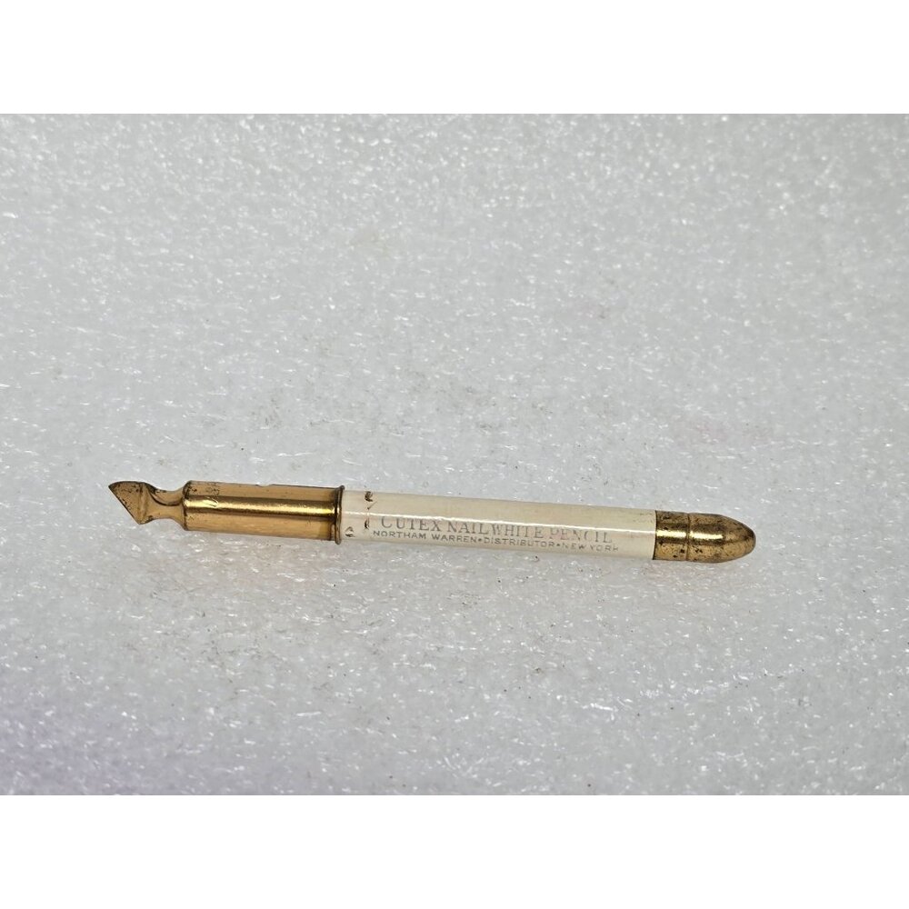 Vintage Cutex Nail White Pencil Manicure Tool Northam Warren Distributor